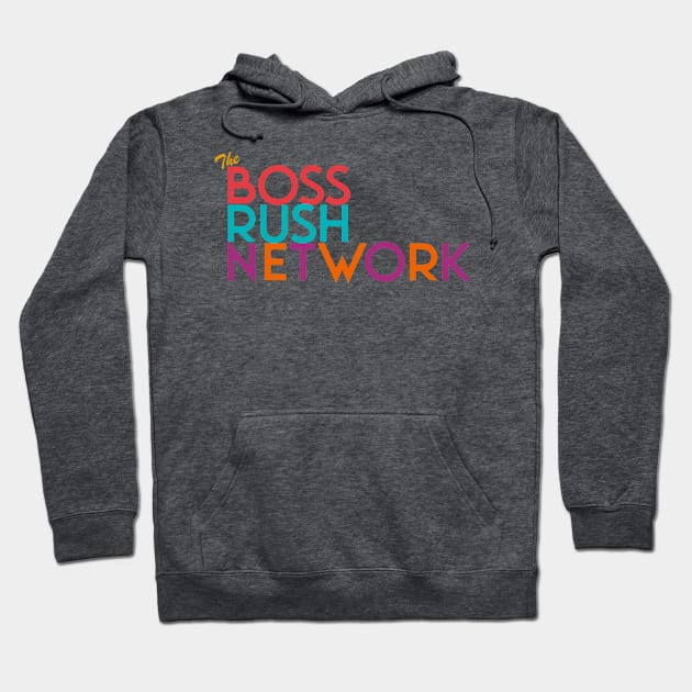 Boss Rush Network Logo (Asian and Pacific Islander Heritage) Hoodie by Boss Rush Media | Boss Rush Network